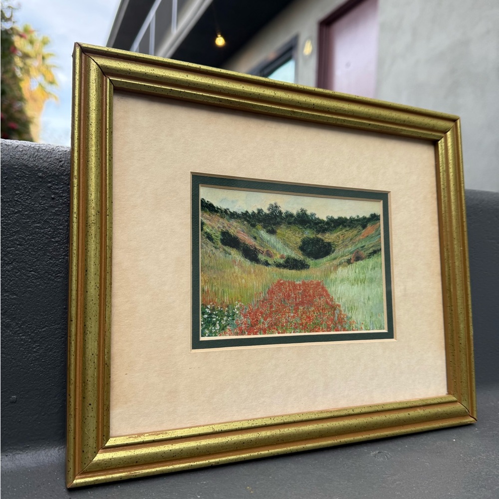 Home decor art drawing with frame living room art piece decoration vintage art - Picture 2 of 10